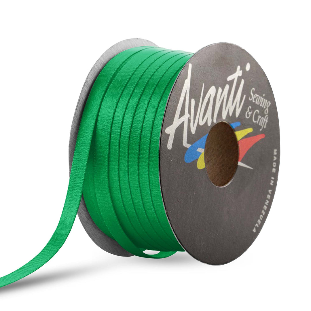 🎀 Avanti Satin Double Face Ribbon – 1/4" (6 mm) | Florist Size #1 | 50 Yards | Made in Venezuela