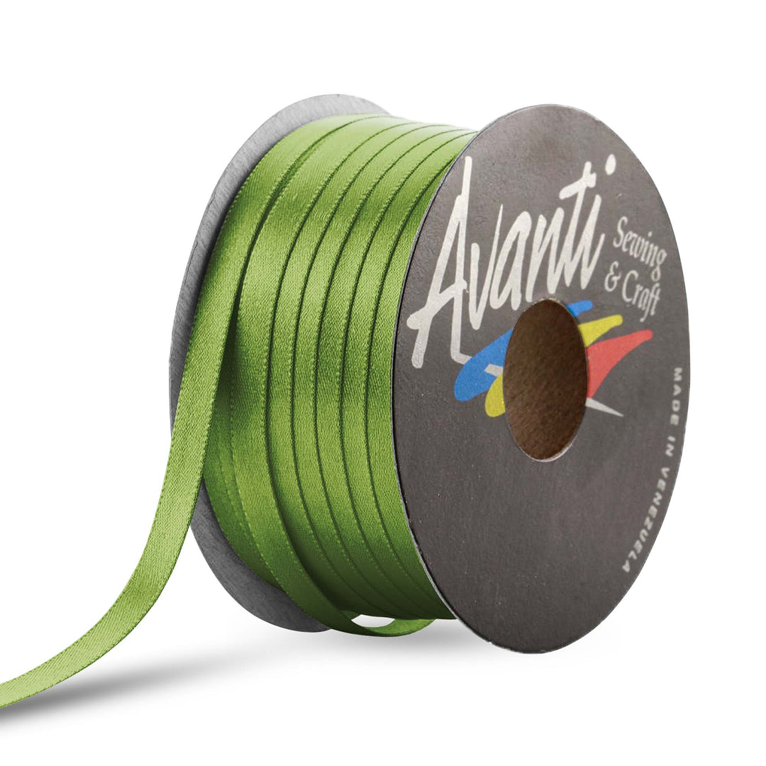 🎀 Avanti Satin Double Face Ribbon – 1/4" (6 mm) | Florist Size #1 | 50 Yards | Made in Venezuela