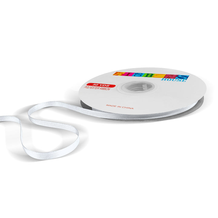 Avanti Solid Grosgrain Ribbon, 1/4"inche, 6mm, 100% Polyester, 50-Yards