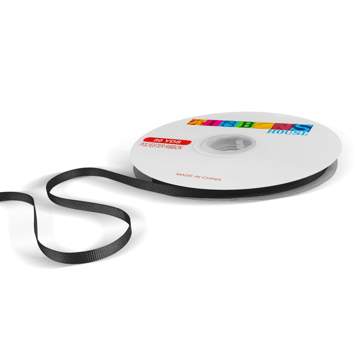 Avanti Solid Grosgrain Ribbon, 1/4"inche, 6mm, 100% Polyester, 50-Yards