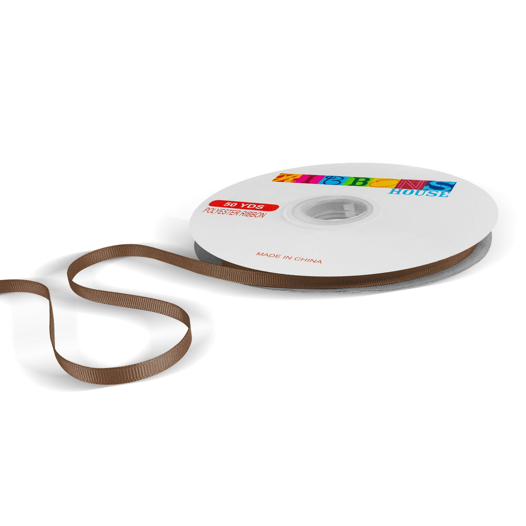 Avanti Solid Grosgrain Ribbon, 1/4"inche, 6mm, 100% Polyester, 50-Yards