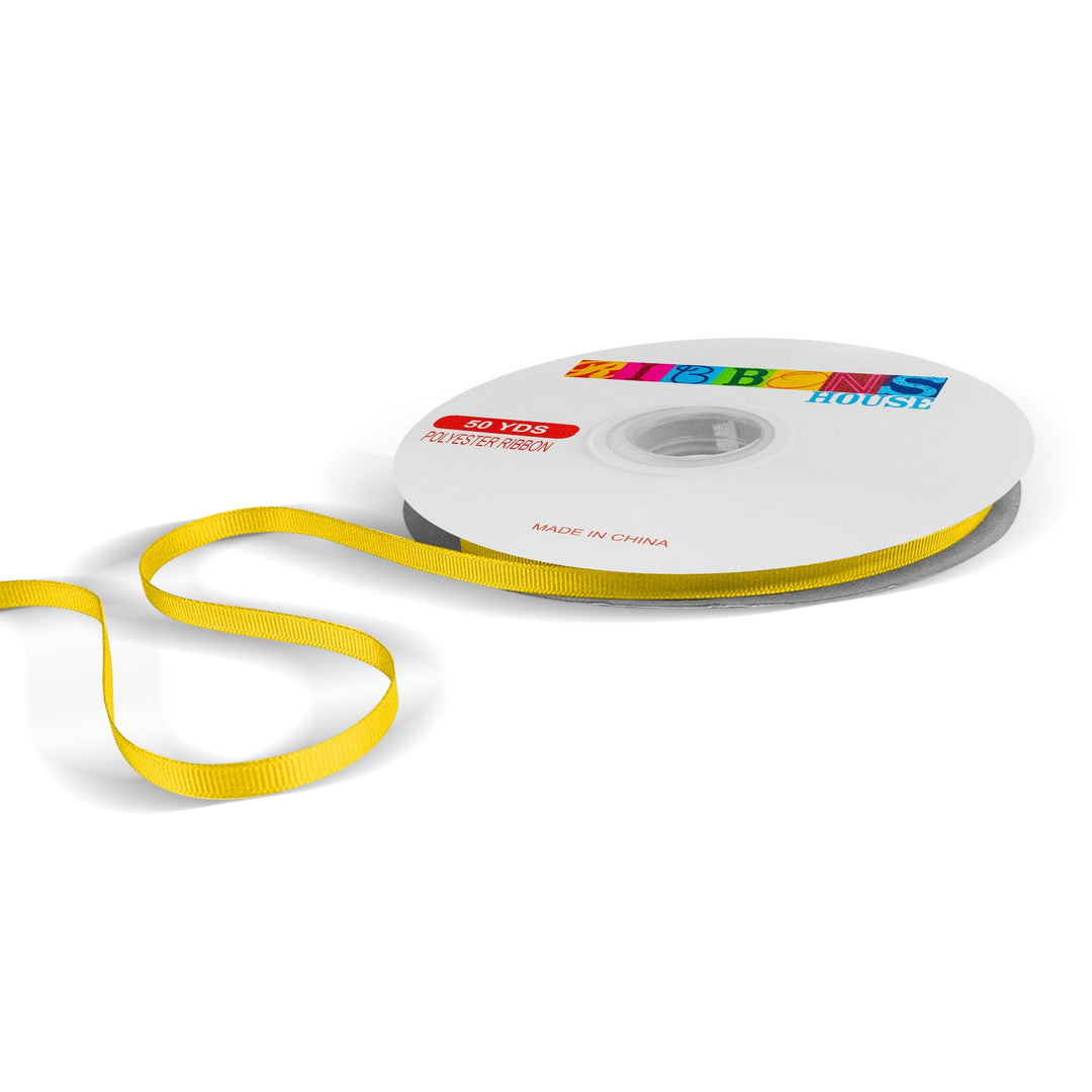 Avanti Solid Grosgrain Ribbon, 1/4"inche, 6mm, 100% Polyester, 50-Yards