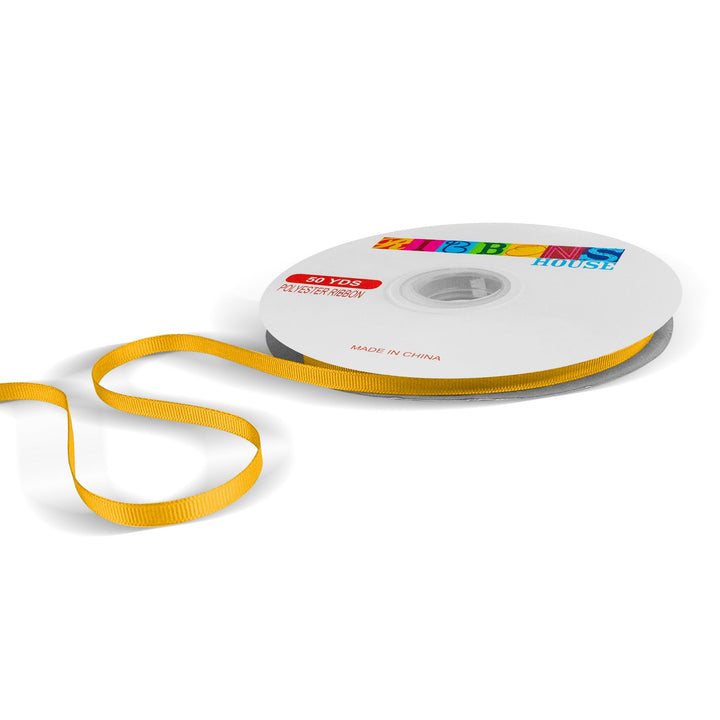 Avanti Solid Grosgrain Ribbon, 1/4"inche, 6mm, 100% Polyester, 50-Yards