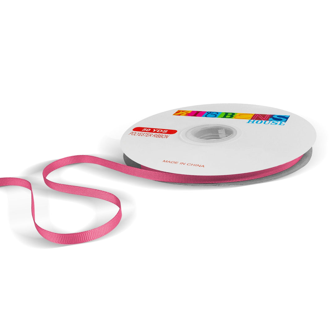 Avanti Solid Grosgrain Ribbon, 1/4"inche, 6mm, 100% Polyester, 50-Yards