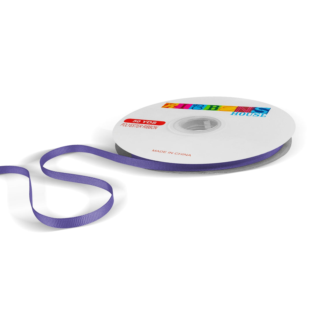 Avanti Solid Grosgrain Ribbon, 1/4"inche, 6mm, 100% Polyester, 50-Yards