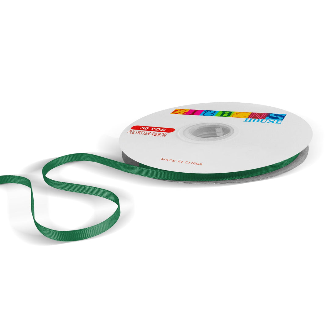 Avanti Solid Grosgrain Ribbon, 1/4"inche, 6mm, 100% Polyester, 50-Yards