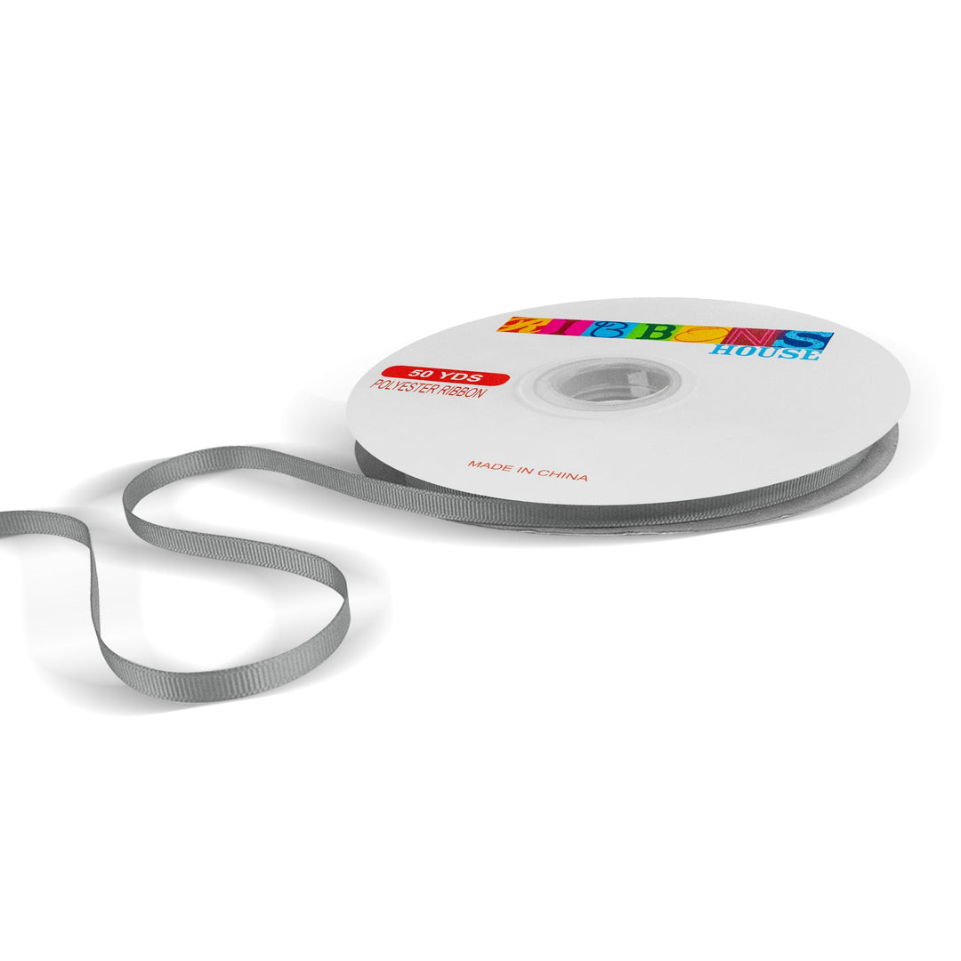 Avanti Solid Grosgrain Ribbon, 1/4"inche, 6mm, 100% Polyester, 50-Yards