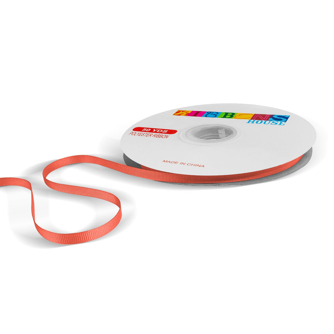 Avanti Solid Grosgrain Ribbon, 1/4"inche, 6mm, 100% Polyester, 50-Yards