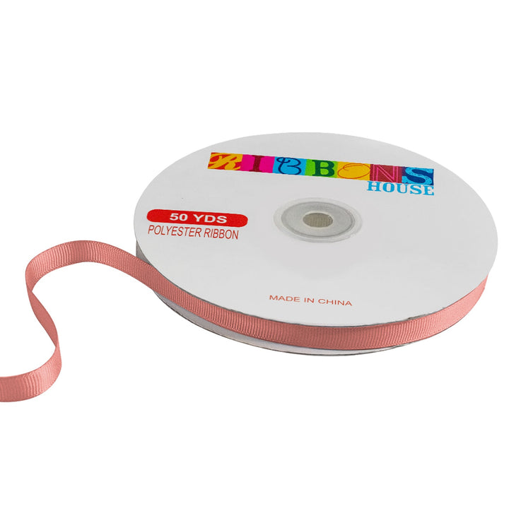 Avanti Solid Grosgrain Ribbon, 3/8" inches, 9mm, 100% Polyester, 50 Yards