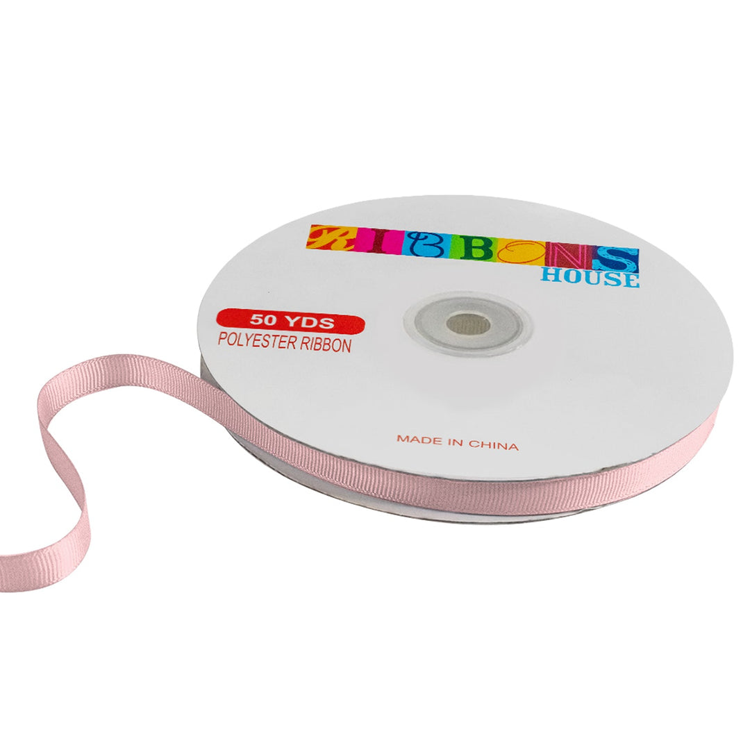 Avanti Solid Grosgrain Ribbon, 3/8" inches, 9mm, 100% Polyester, 50 Yards