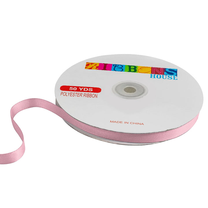 Avanti Solid Grosgrain Ribbon, 3/8" inches, 9mm, 100% Polyester, 50 Yards