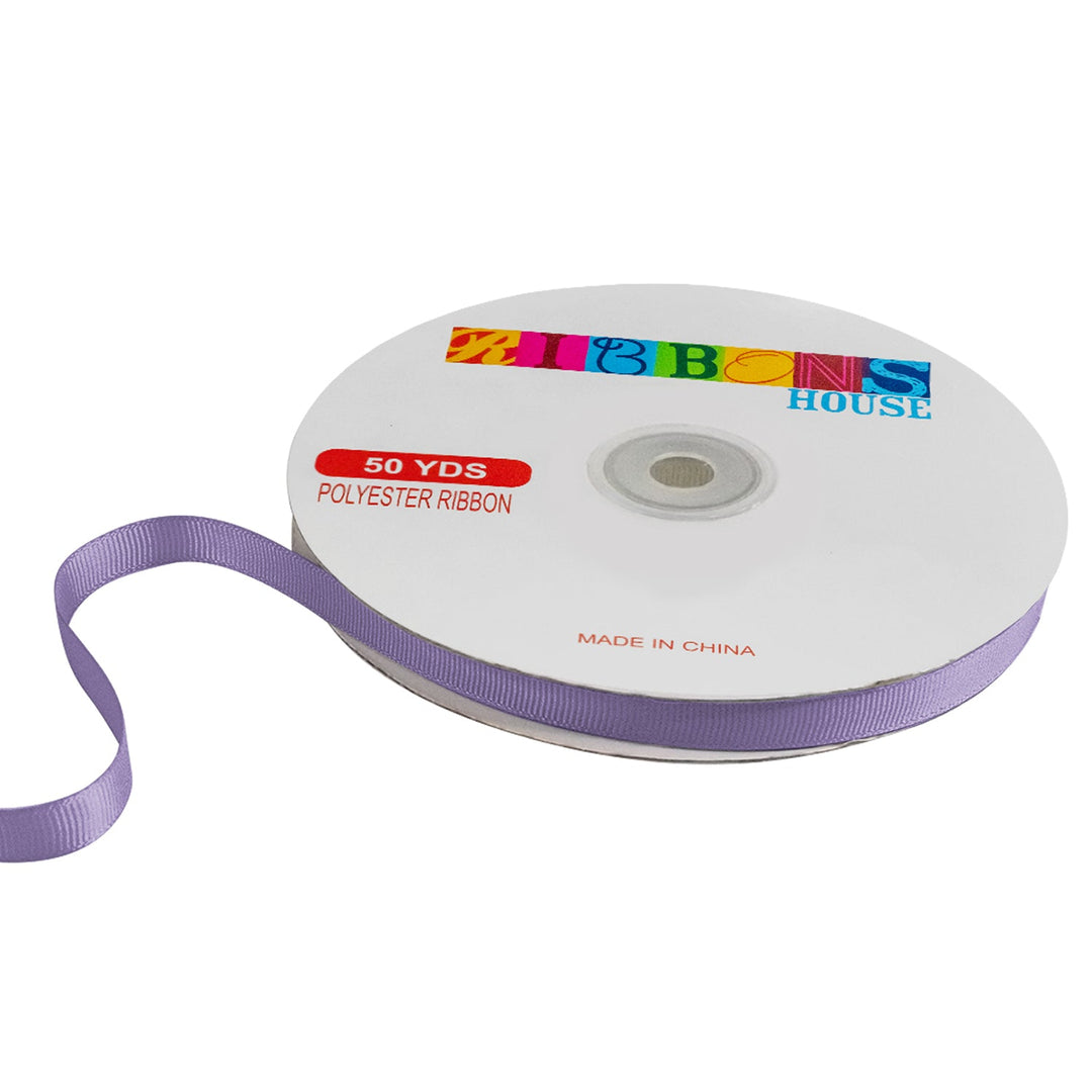 Avanti Solid Grosgrain Ribbon, 3/8" inches, 9mm, 100% Polyester, 50 Yards