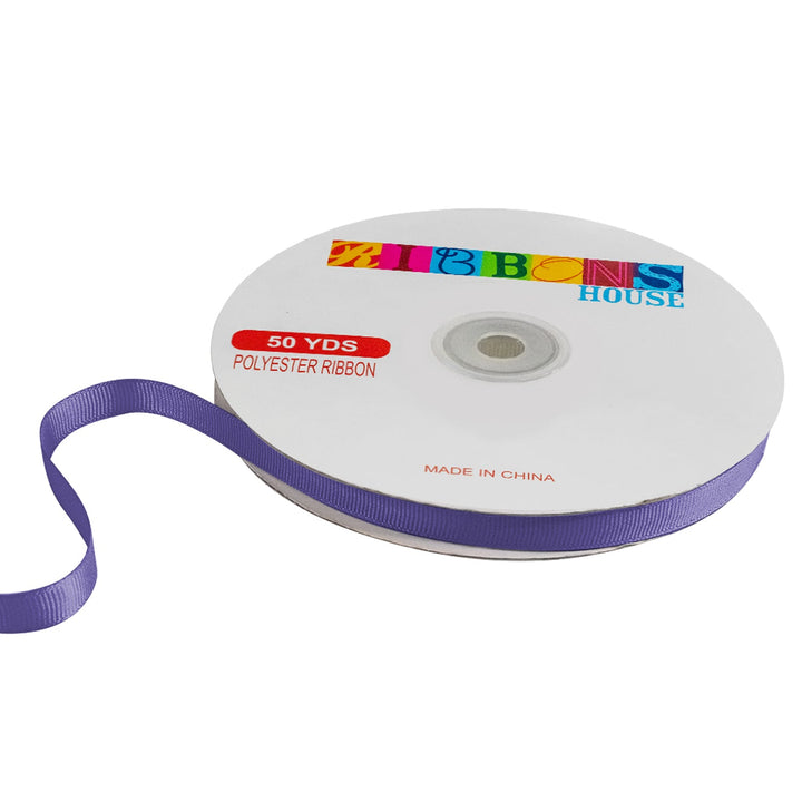 Avanti Solid Grosgrain Ribbon, 3/8" inches, 9mm, 100% Polyester, 50 Yards