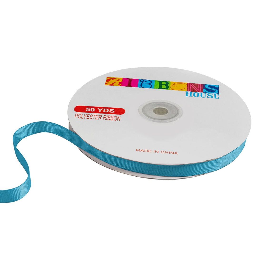 Avanti Solid Grosgrain Ribbon, 3/8" inches, 9mm, 100% Polyester, 50 Yards