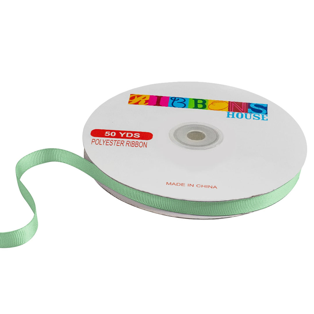 Avanti Solid Grosgrain Ribbon, 3/8" inches, 9mm, 100% Polyester, 50 Yards