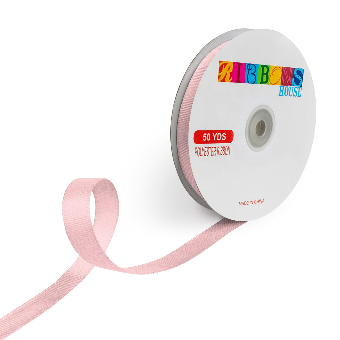 Avanti Solid 5/8" 15mm Grosgrain Ribbon, 100% Polyester, 50-Yard