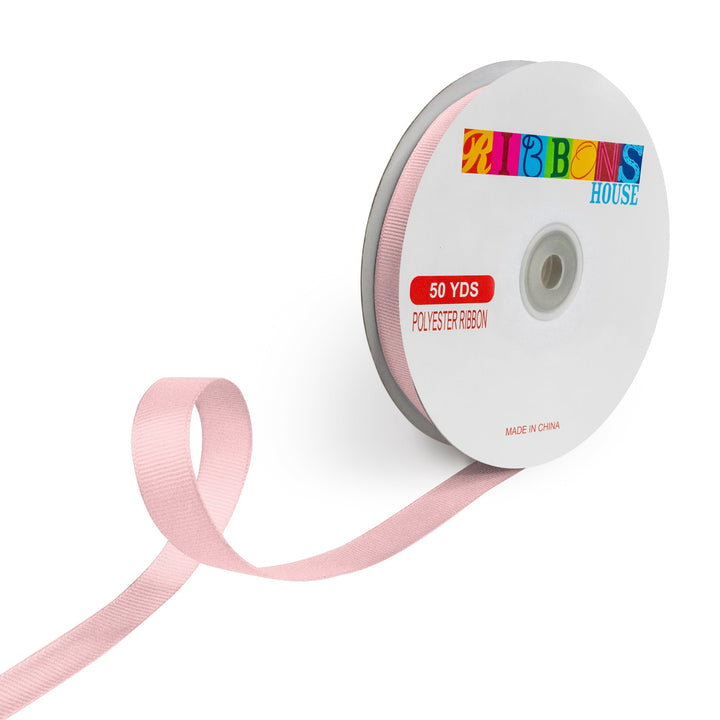 Avanti Solid 5/8" 15mm Grosgrain Ribbon, 100% Polyester, 50-Yard