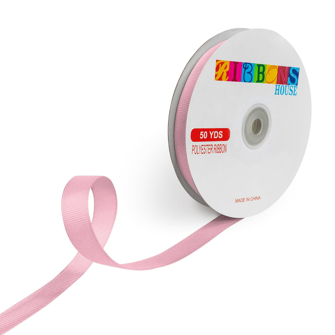 Avanti Solid 5/8" 15mm Grosgrain Ribbon, 100% Polyester, 50-Yard