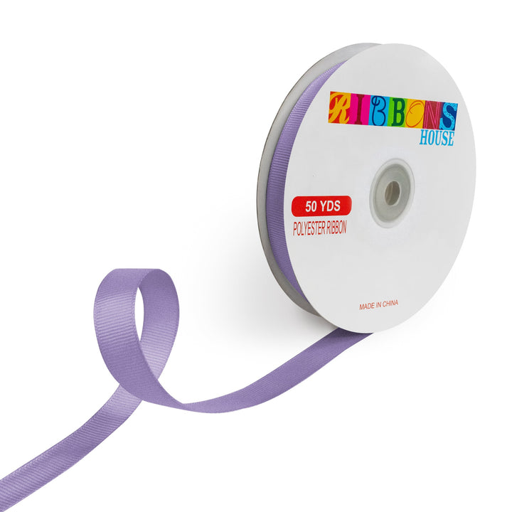 Avanti Solid 5/8" 15mm Grosgrain Ribbon, 100% Polyester, 50-Yard