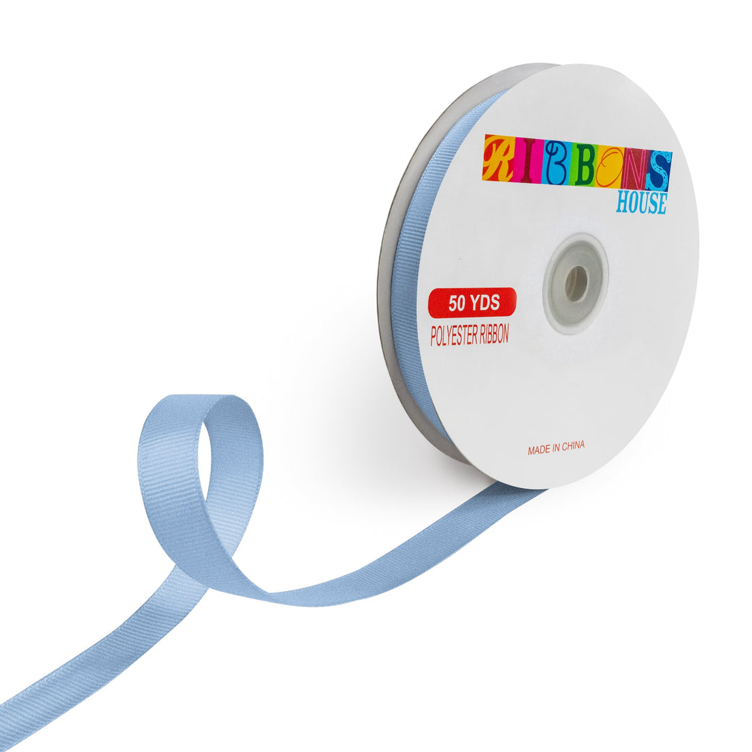 Avanti Solid 5/8" 15mm Grosgrain Ribbon, 100% Polyester, 50-Yard