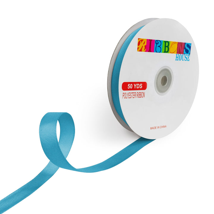 Avanti Solid 5/8" 15mm Grosgrain Ribbon, 100% Polyester, 50-Yard