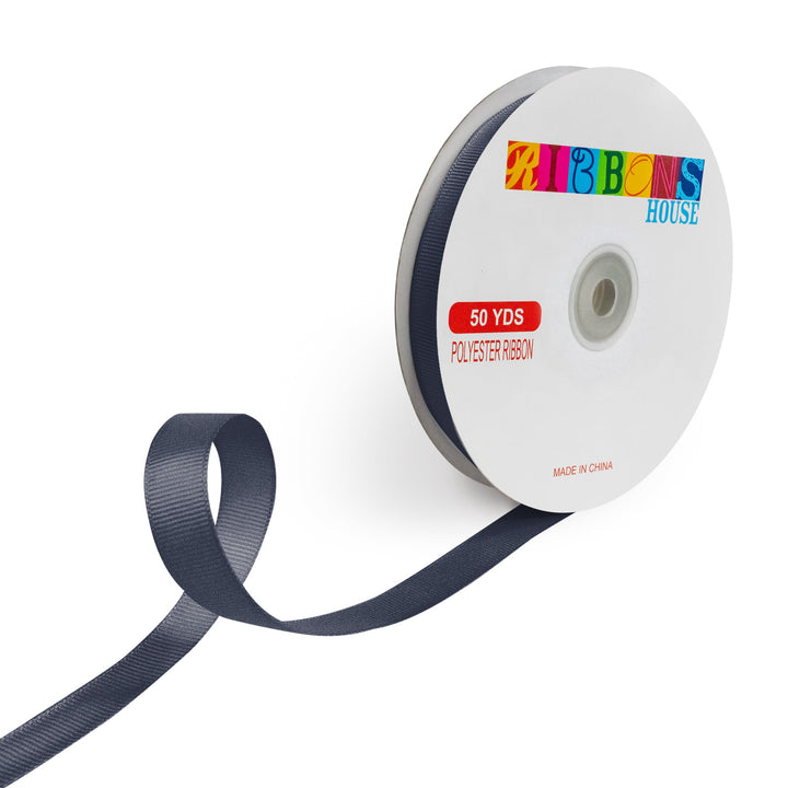 Avanti Solid 5/8" 15mm Grosgrain Ribbon, 100% Polyester, 50-Yard