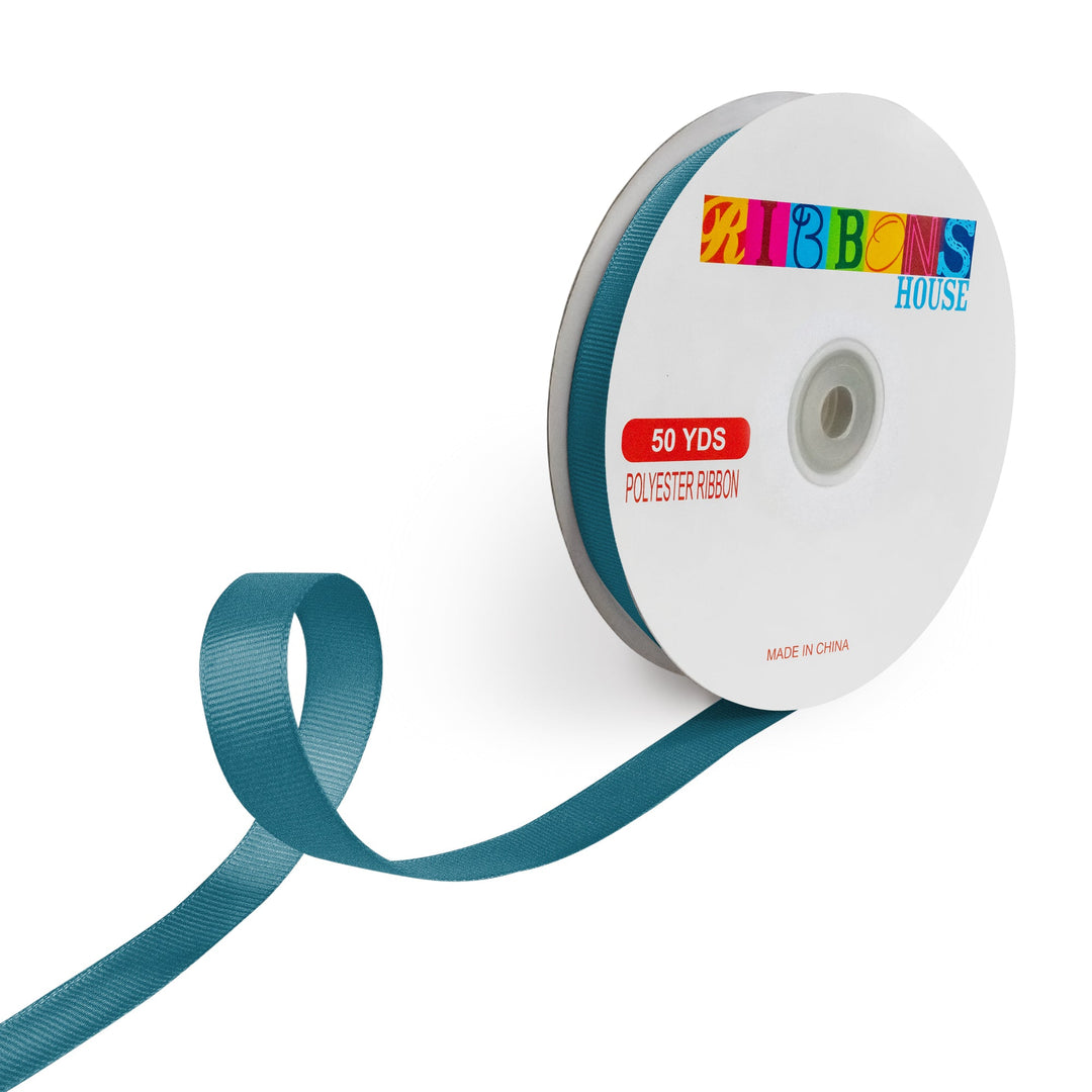 Avanti Solid 5/8" 15mm Grosgrain Ribbon, 100% Polyester, 50-Yard