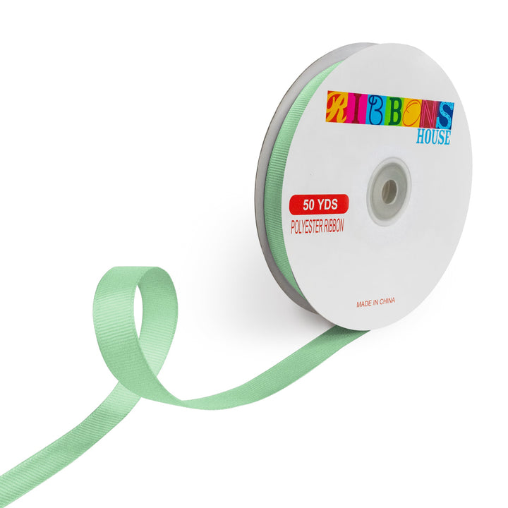 Avanti Solid 5/8" 15mm Grosgrain Ribbon, 100% Polyester, 50-Yard