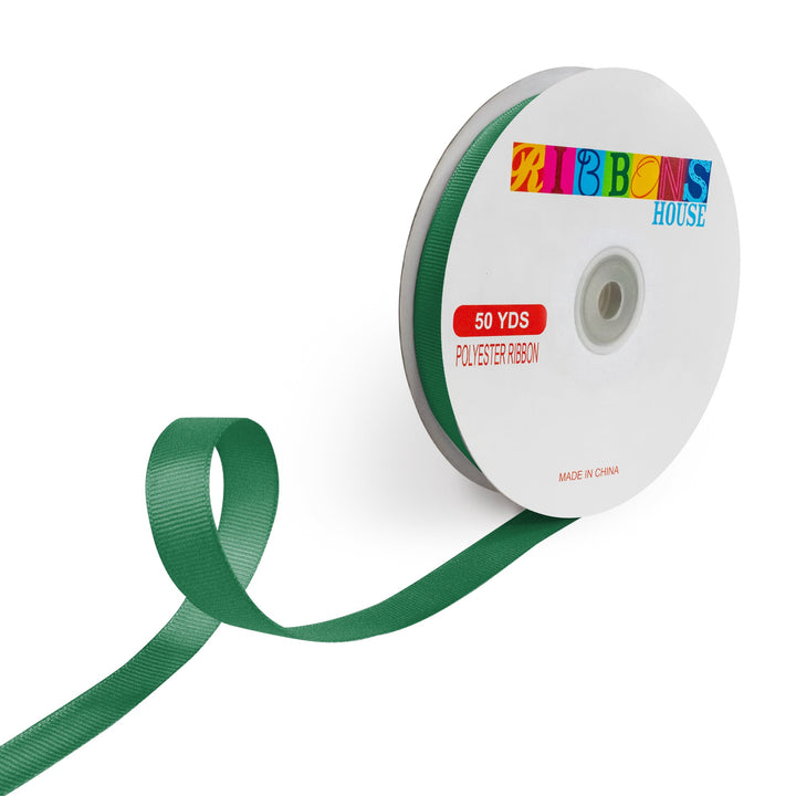 Avanti Solid 5/8" 15mm Grosgrain Ribbon, 100% Polyester, 50-Yard