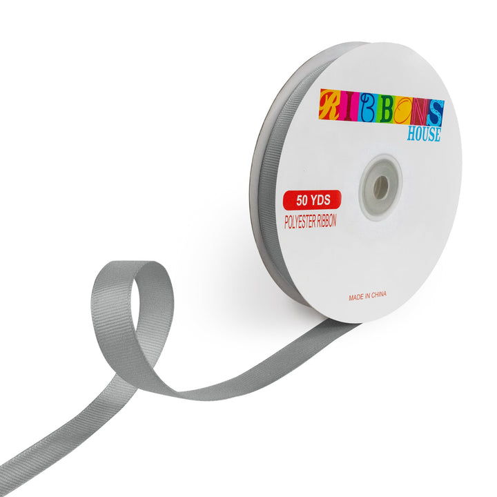 Avanti Solid 5/8" 15mm Grosgrain Ribbon, 100% Polyester, 50-Yard