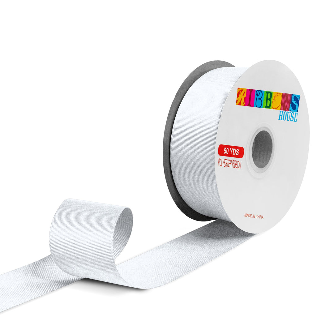 Avanti Solid Grosgrain Ribbon, 2" inches, 50mm, 100% Polyester, 50 Yards