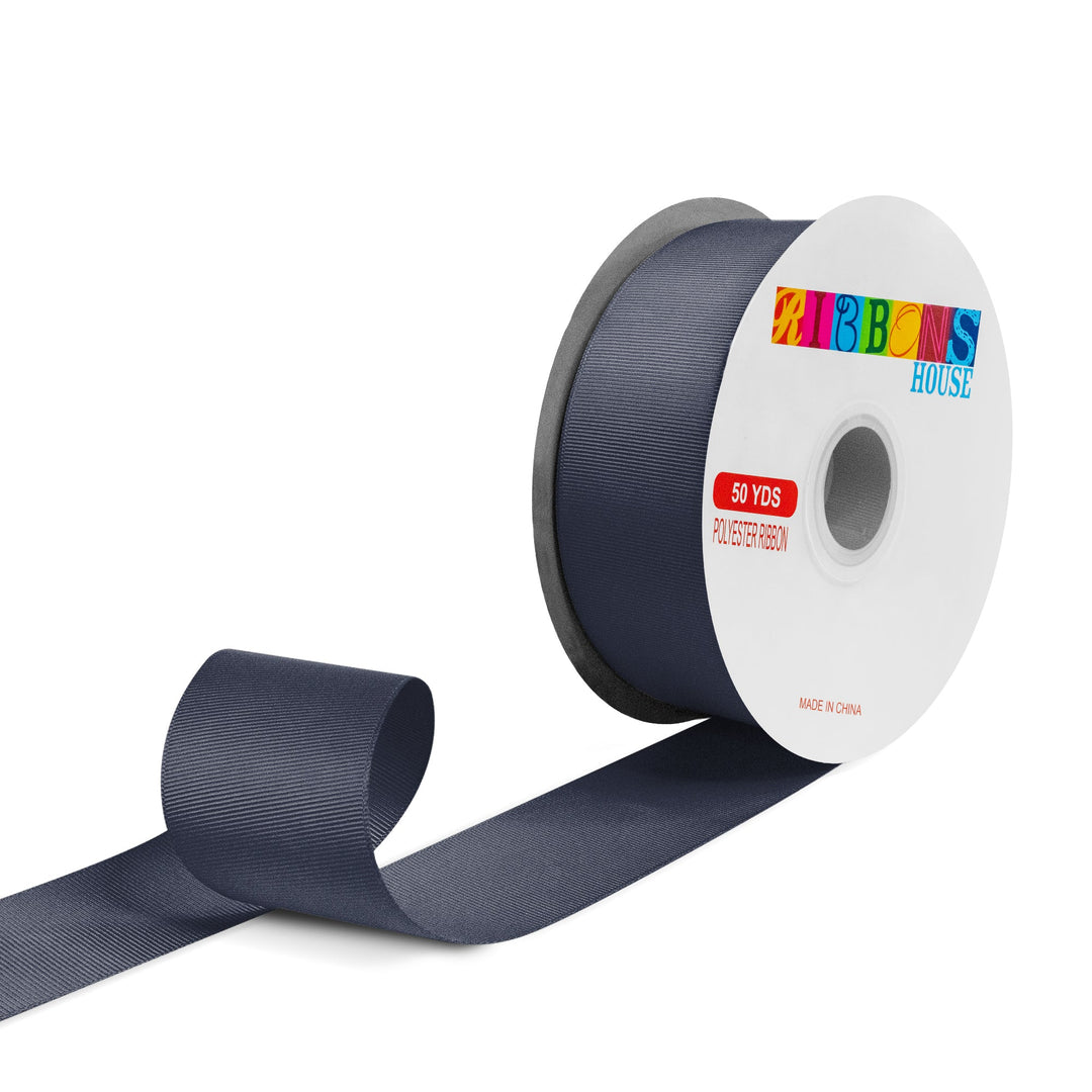 Avanti Solid Grosgrain Ribbon, 2" inches, 50mm, 100% Polyester, 50 Yards