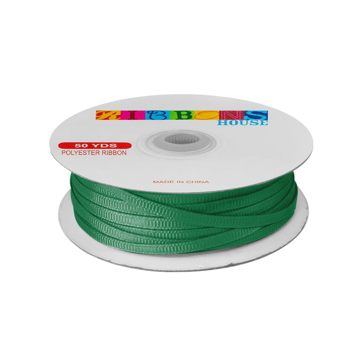 Avanti Solid 1/8" 4mm Grosgrain Ribbon, 100% Polyester 50-Yards