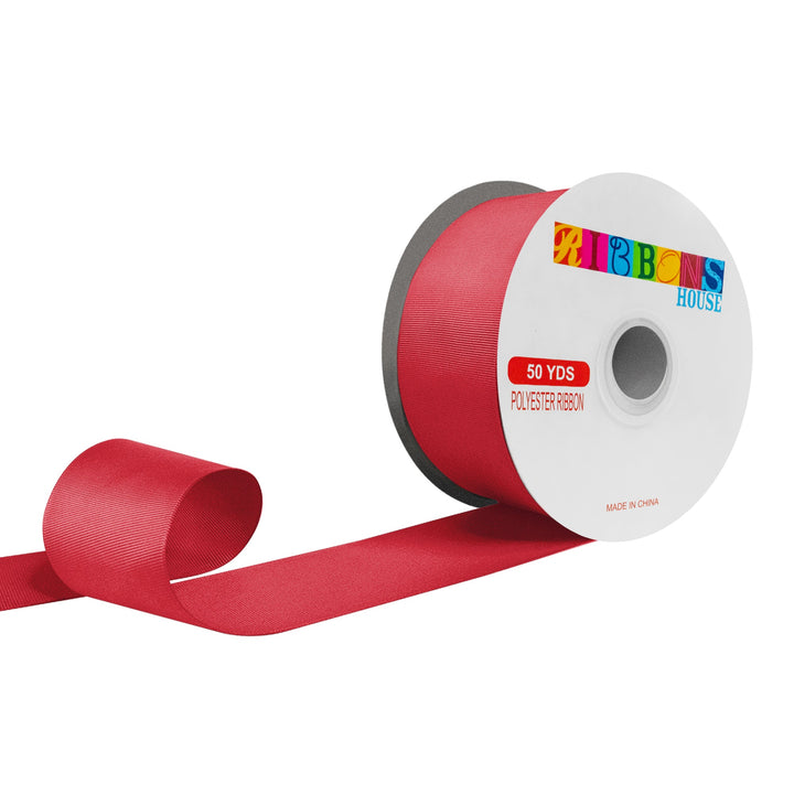 Avanti Solid Grosgrain Ribbon, 2-1/2" inches, 60mm, 100% Polyester, 50 Yards