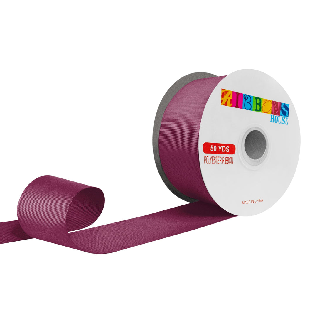 Avanti Solid Grosgrain Ribbon, 2-1/2" inches, 60mm, 100% Polyester, 50 Yards