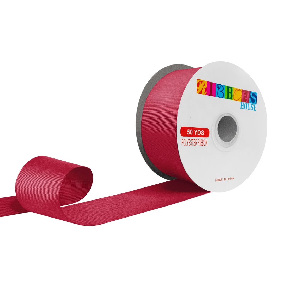 Avanti Solid Grosgrain Ribbon, 2-1/2" inches, 60mm, 100% Polyester, 50 Yards