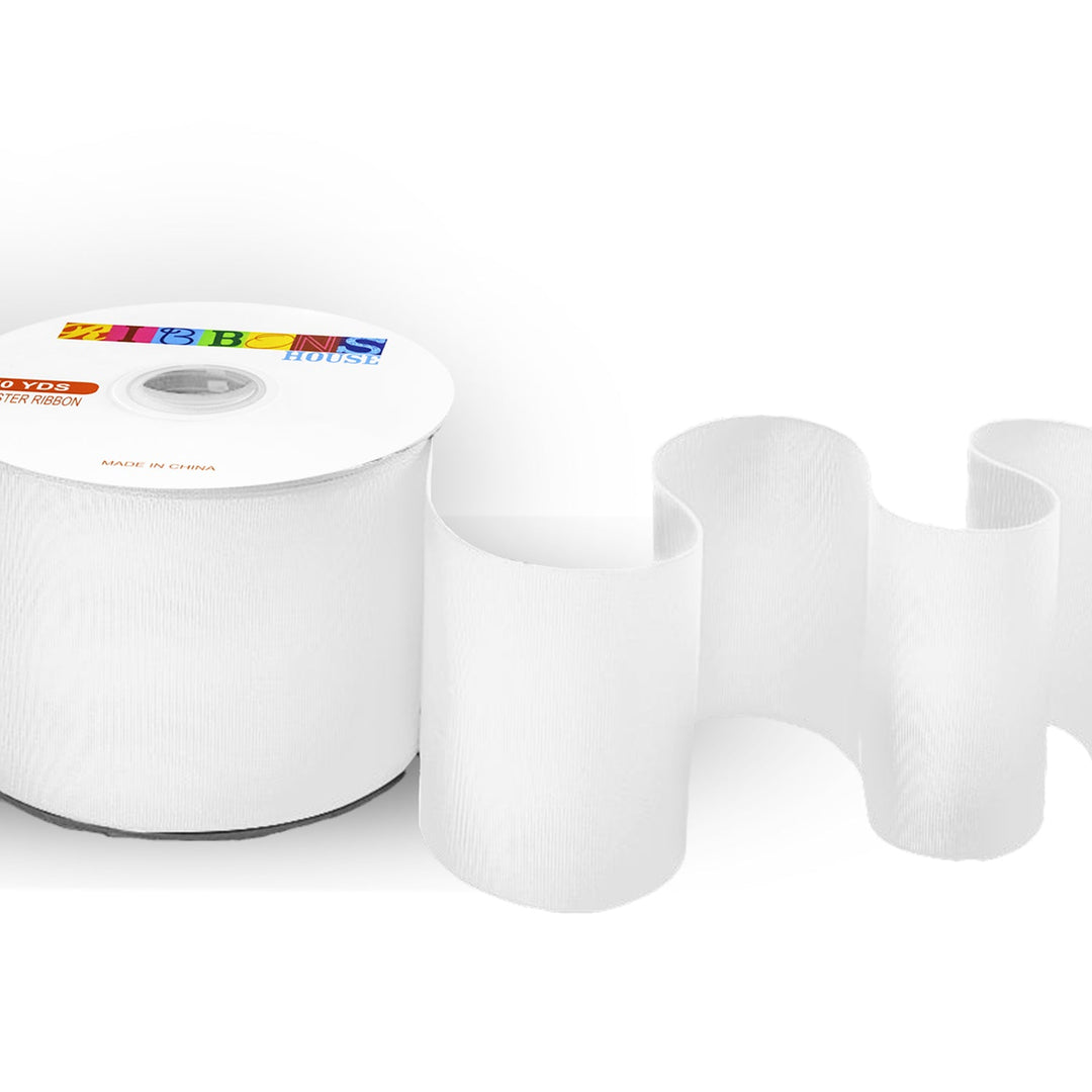 Avanti Solid Grosgrain Ribbon, 4" inches, 102mm, 100% Polyester, 50-Yards