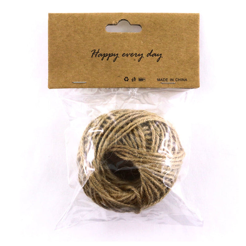 Natural Jute, Cord, Rope, 1.5mm, 20 yds, 1 Piece, 12-Pack