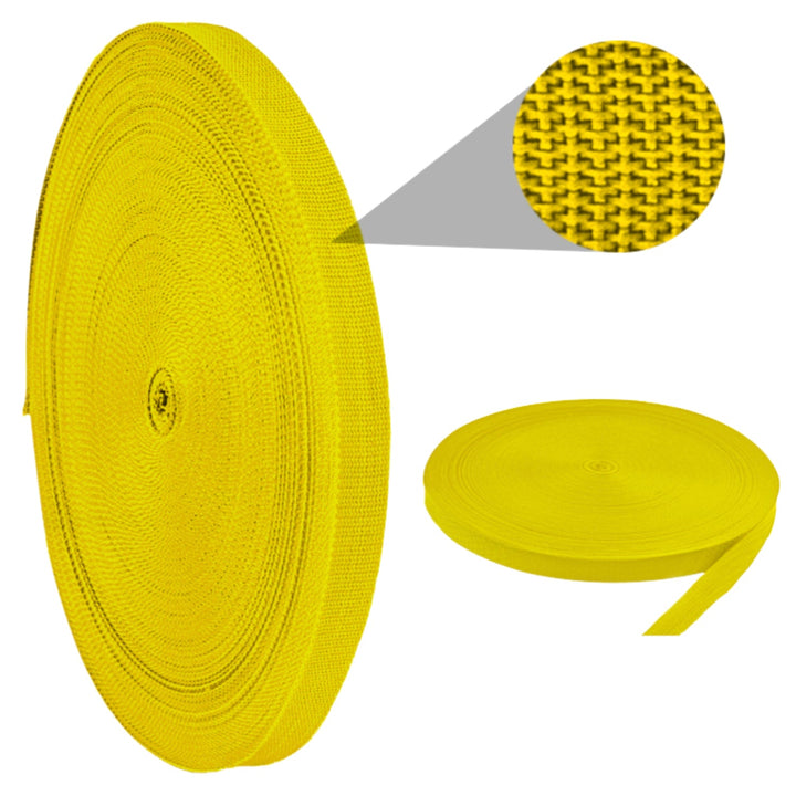 Durable Polyester Webbing Strap, 100% Polyester, Color Variety, 1" Inch