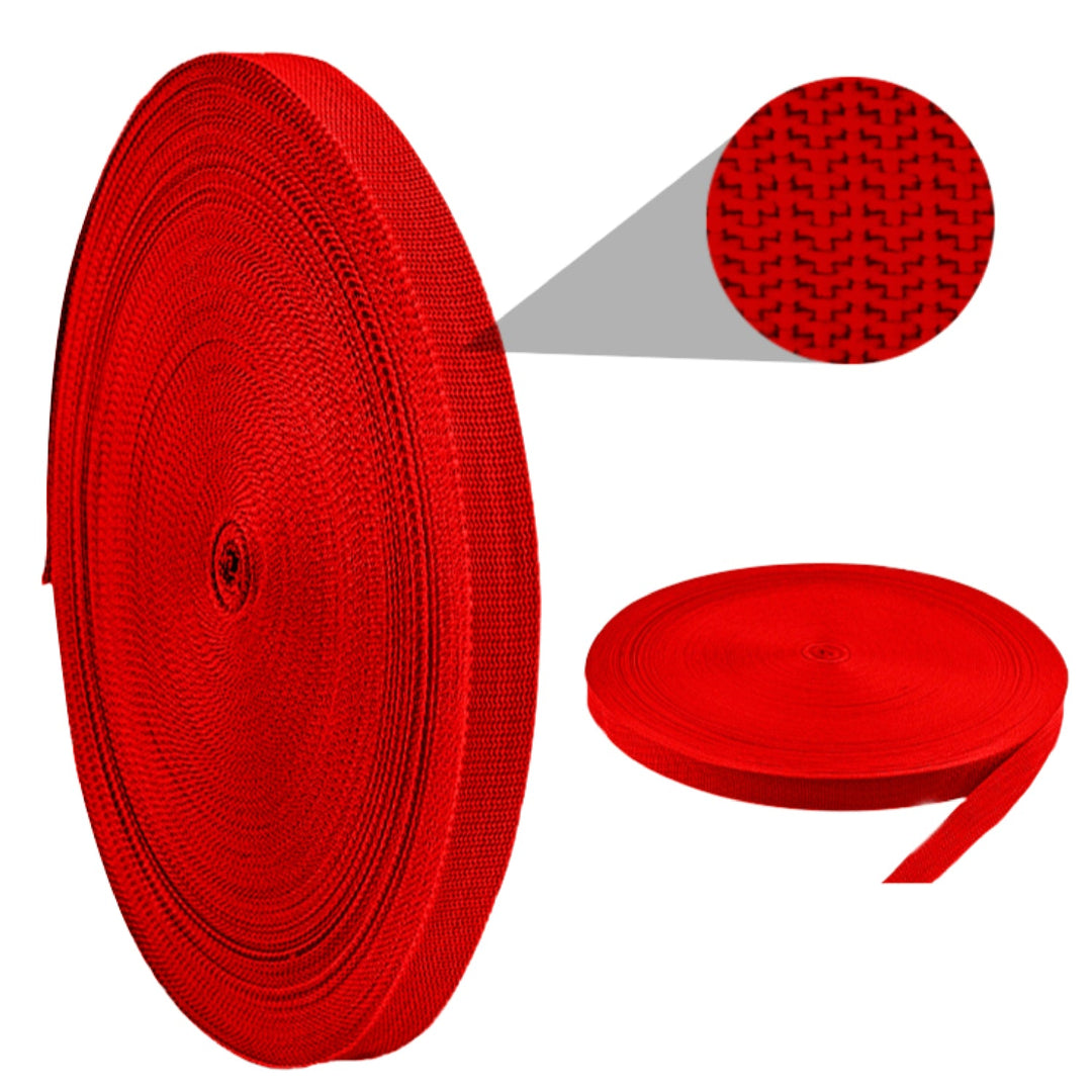 Durable Polyester Webbing Strap, 100% Polyester, Color Variety, 1" Inch