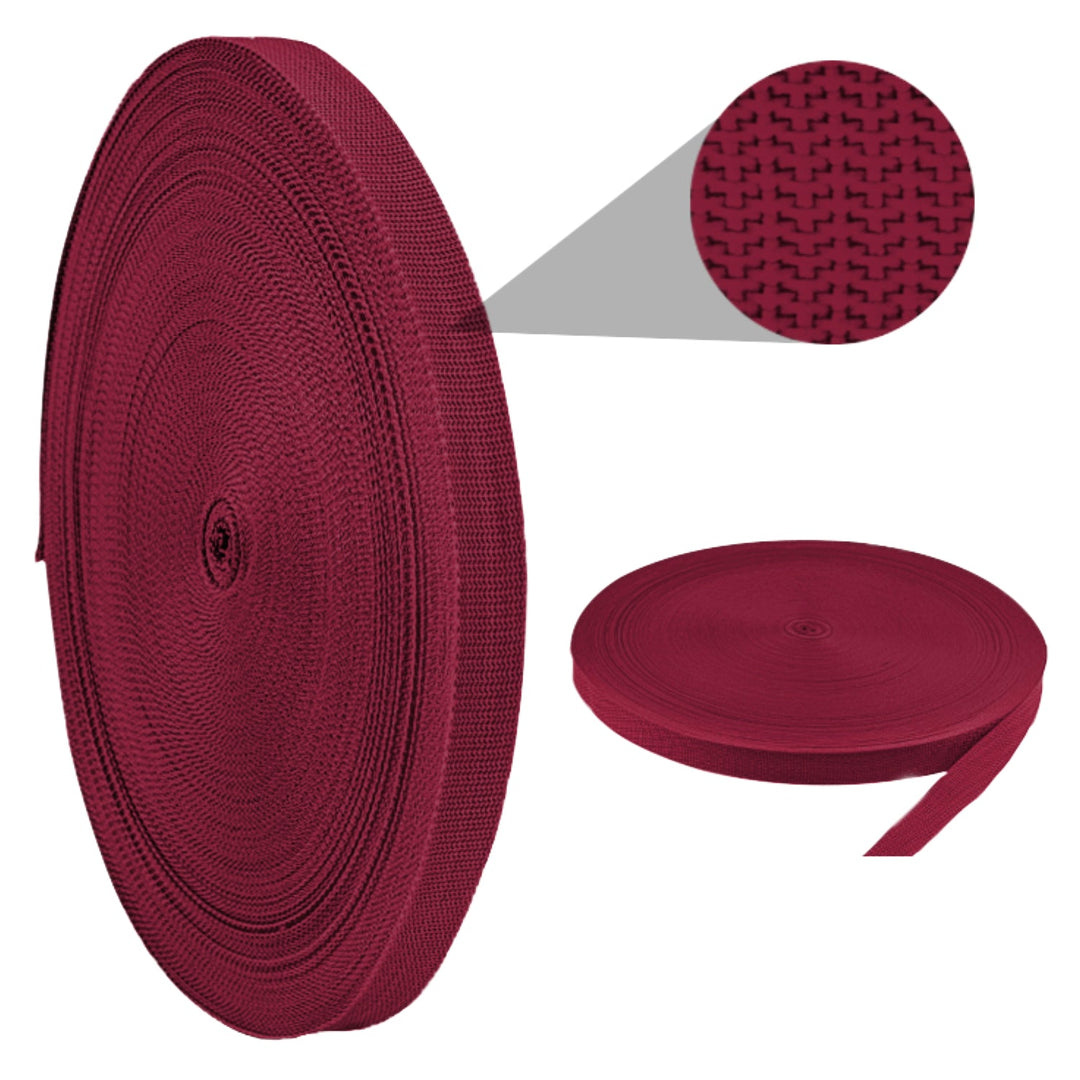 Webbing Strap, 100% Polyester, Color Variety, 1" Inch, 100 Yards Pack