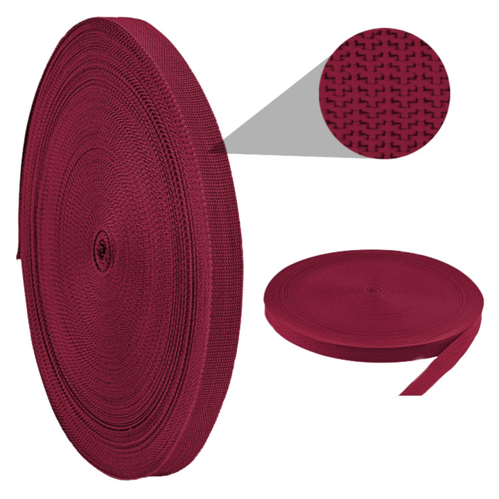 Webbing Strap, 100% Polyester, Color Variety, 1" Inch, 100 Yards Pack