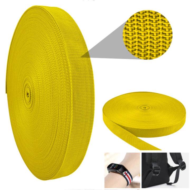 Webbing Strap, 100% Polyester, Color Variety, 1 1/2 Inches