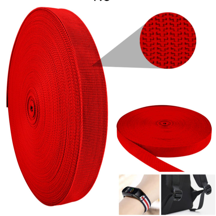 Webbing Strap, 100% Polyester, Color Variety, 1 1/2 Inches