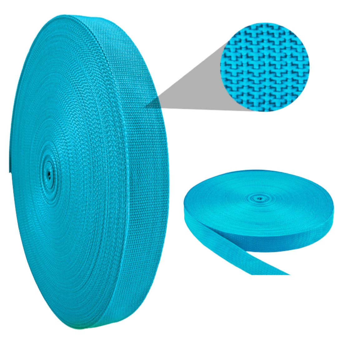 Webbing Strap, 100% Polyester, Color Variety, 2" Inches, 100 Yards Pack