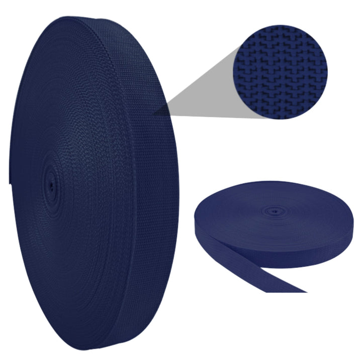 Webbing Strap, 100% Polyester, Color Variety, 2" Inches, 100 Yards Pack