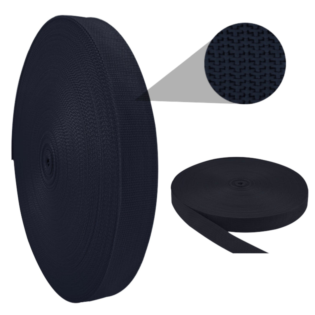 Webbing Strap, 100% Polyester, Color Variety, 2" Inches, 100 Yards Pack