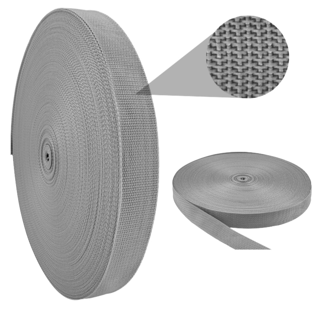 Webbing Strap, 100% Polyester, Color Variety, 2" Inches, 100 Yards Pack