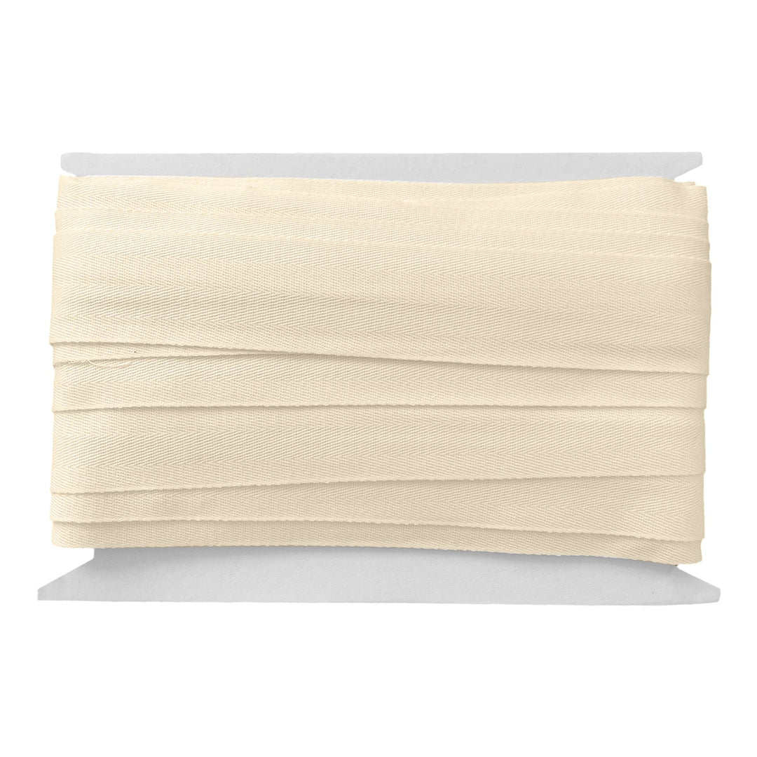 Twill Tape Soft Natural, 100% Cotton, 1 1/2" Inches