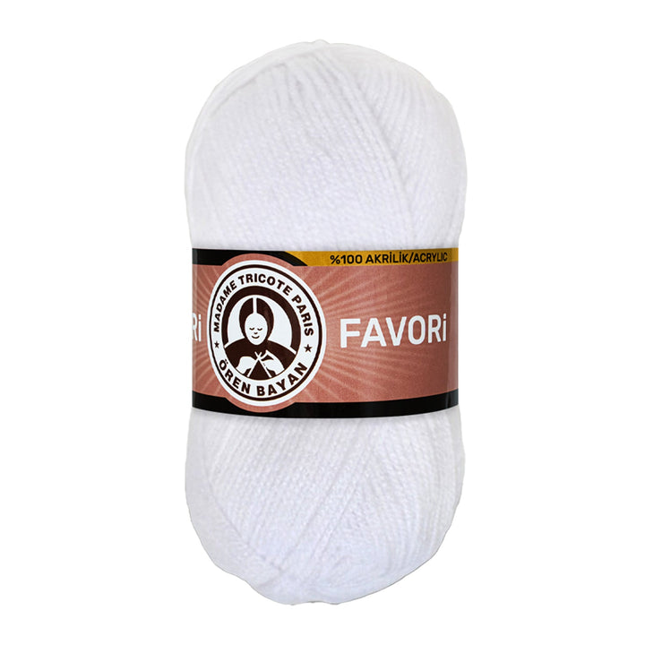 Madame Tricote Paris Oren Bayan, Favori,  100% Acrylic,  Handknitting Yarn,  100g,  210 mt, 5-Pack
